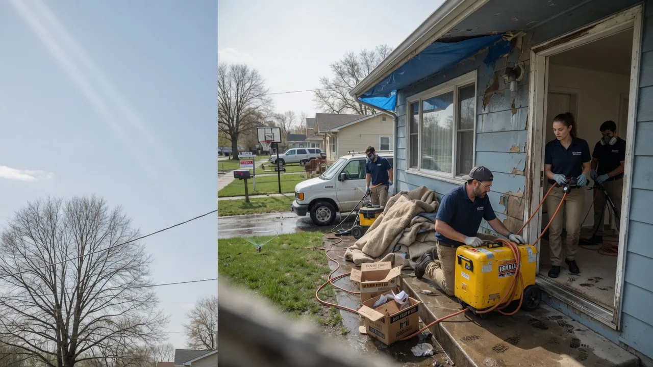 Basement Flood Cleanup in Canfield, OH near me